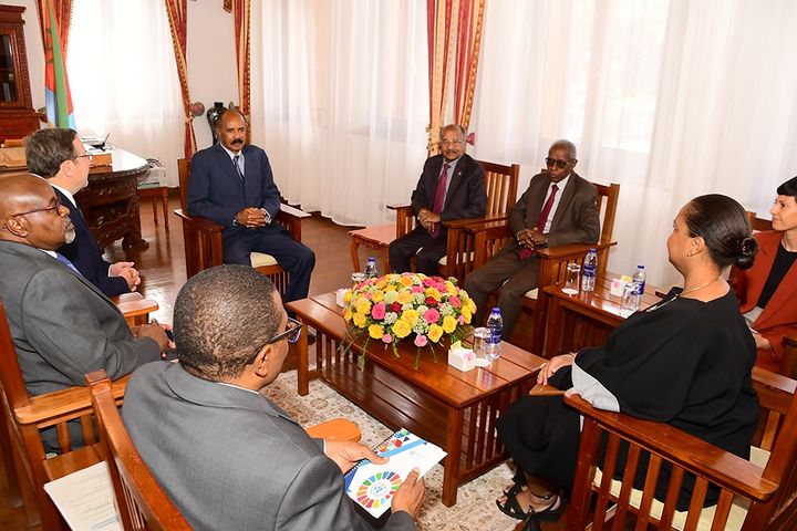 UNDP Administrator & Special Envoy of the UNSG meets with Eritrea’s President Isaias Afwerki to discuss renewable energy pathways & sustainable land management practices